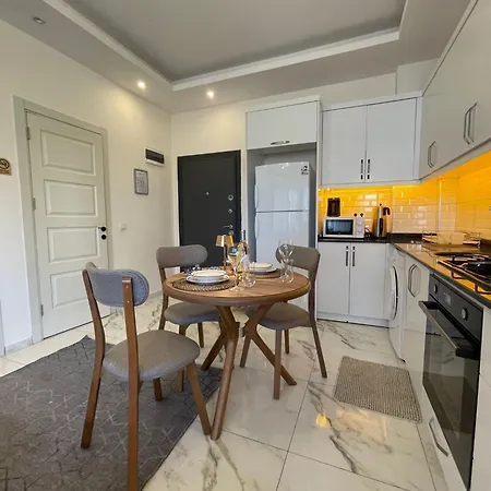 1+1 Kestel Denize 100 Mt Apartment